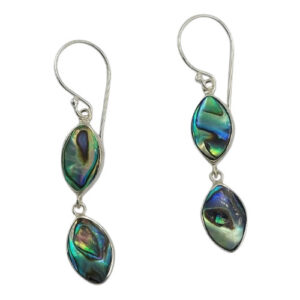 Anting Perak Kerang Markis Ganda E1848