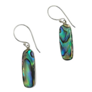 Anting Perak Kerang Oval Panjang E1865