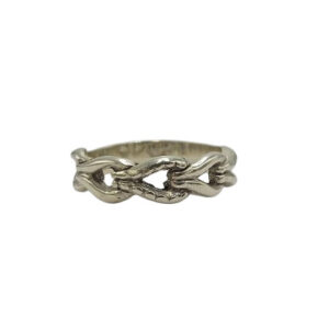 Cincin Perak Rantai Setengah R753