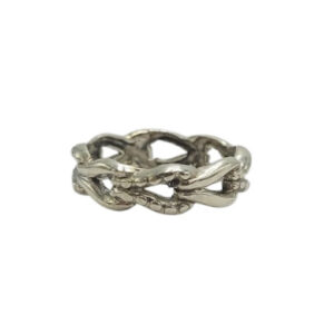 Cincin Perak Rantai Jalin R757